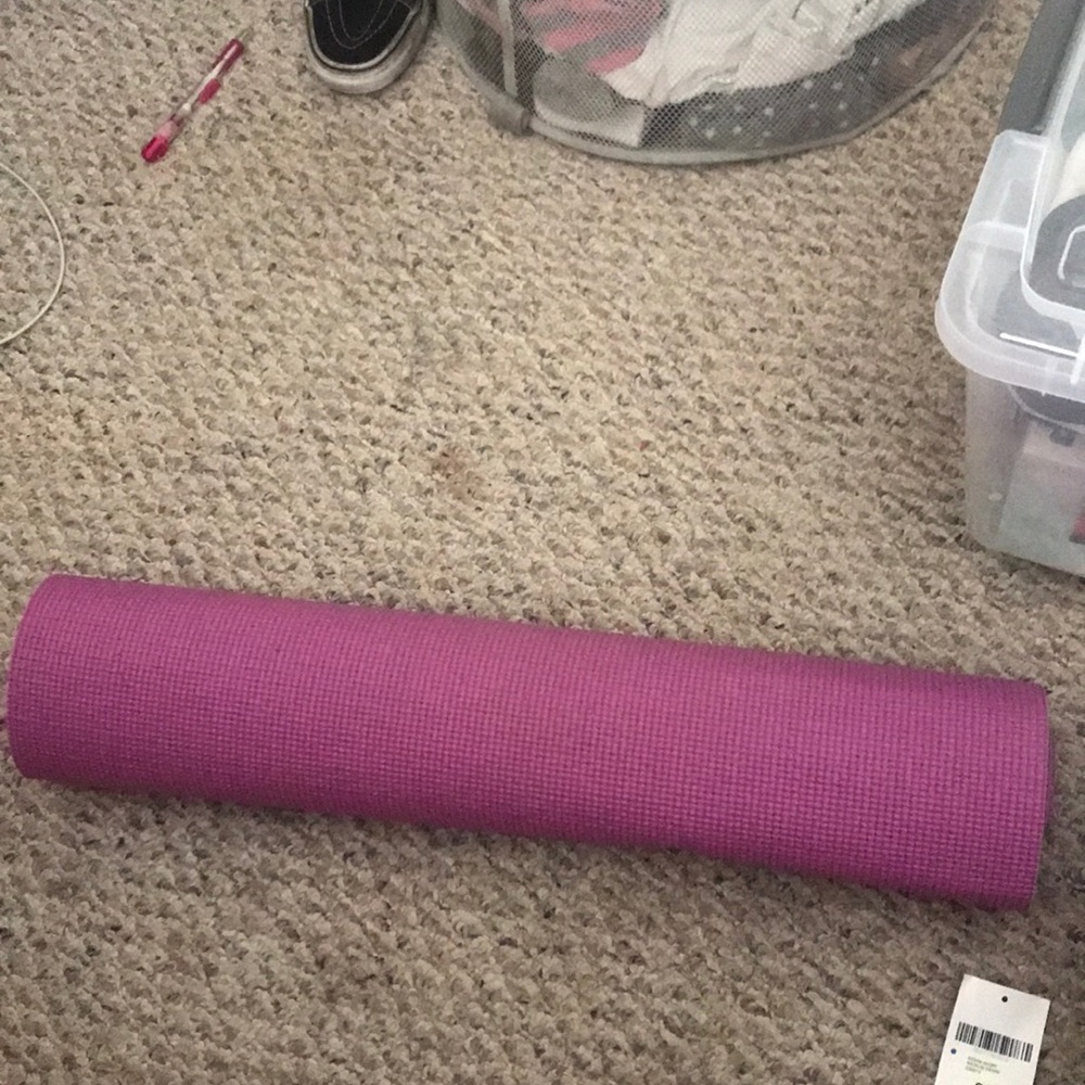 Purple yoga mat